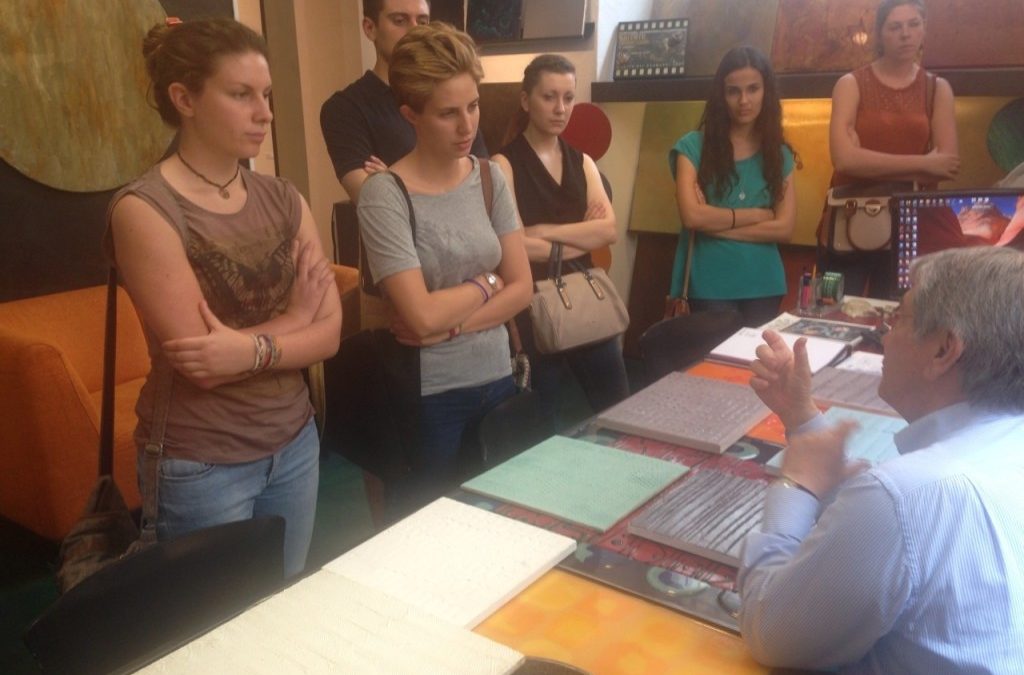 Studenti Dell’accademia Di Belle Arti Di Brescia Santagiulia In Visita Allo Showroom Gobbetto