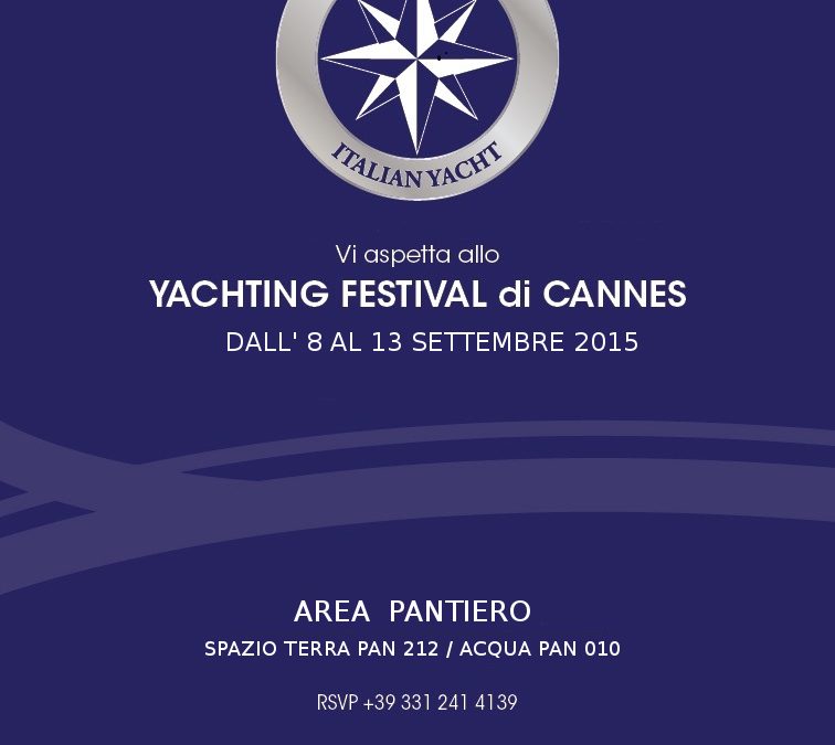 Gobbetto Partner Di Yachting Festival Di Cannes Dall’ 8 Al 13 Settembre 2015