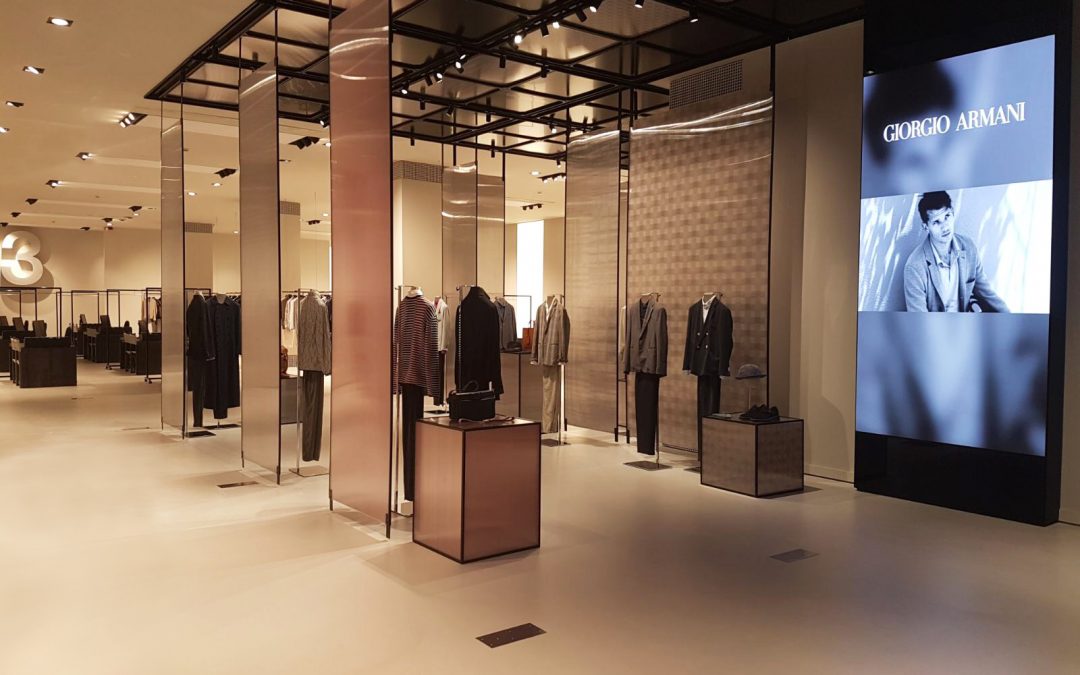 Armani’s showroom – Milan