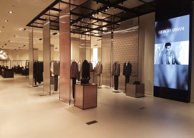 Armani’s showroom – Milan